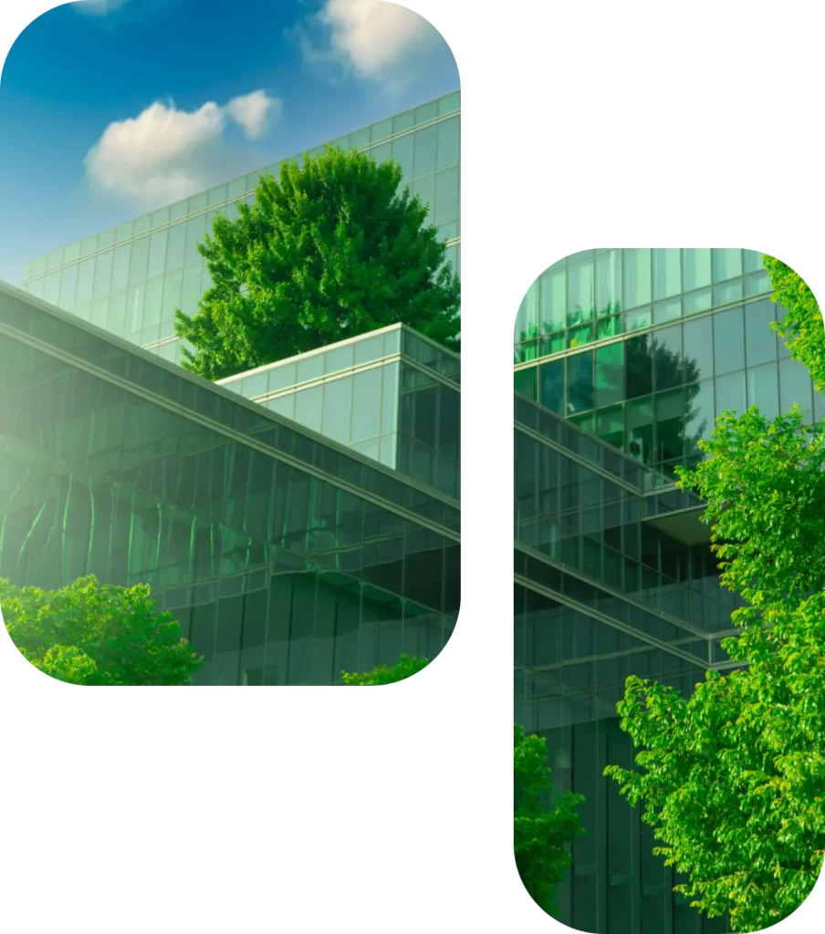 Alt: «bâtiment respectueux de l’environnement »